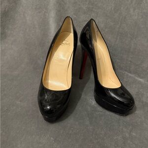 Christian Louboutin Black Patent Heels